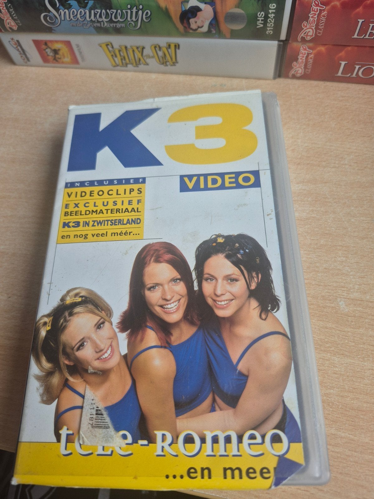 K3 Tele-Romeo ...en meer! VHS -Videoclips en Exclusief Mater, Gebruikt, Alle leeftijden, Kinderfilm, VHS