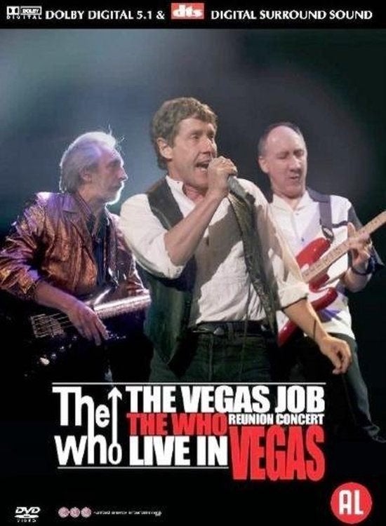The Who - Live in Las Vegas reunion concert (DVD), Alle leeftijden, Ophalen of Verzenden, Zo goed als nieuw
