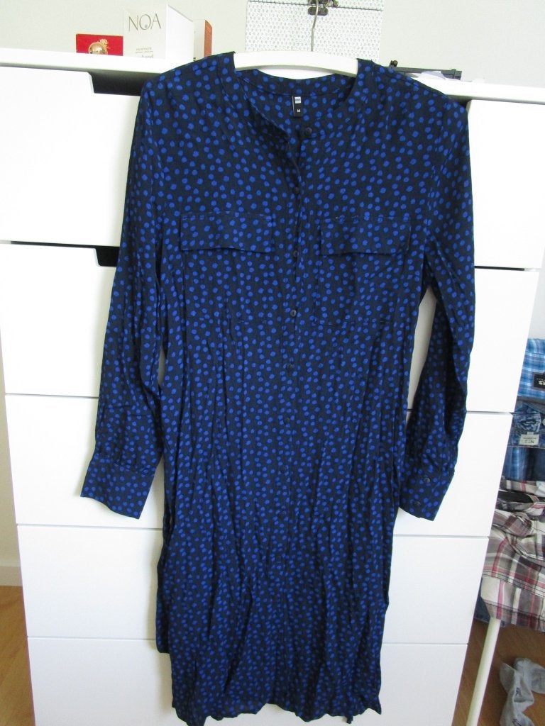 Hema - blouse jurk maat M, Kleding | Dames, Maat 38/40 (M), Blauw, Ophalen of Verzenden, Zo goed als nieuw