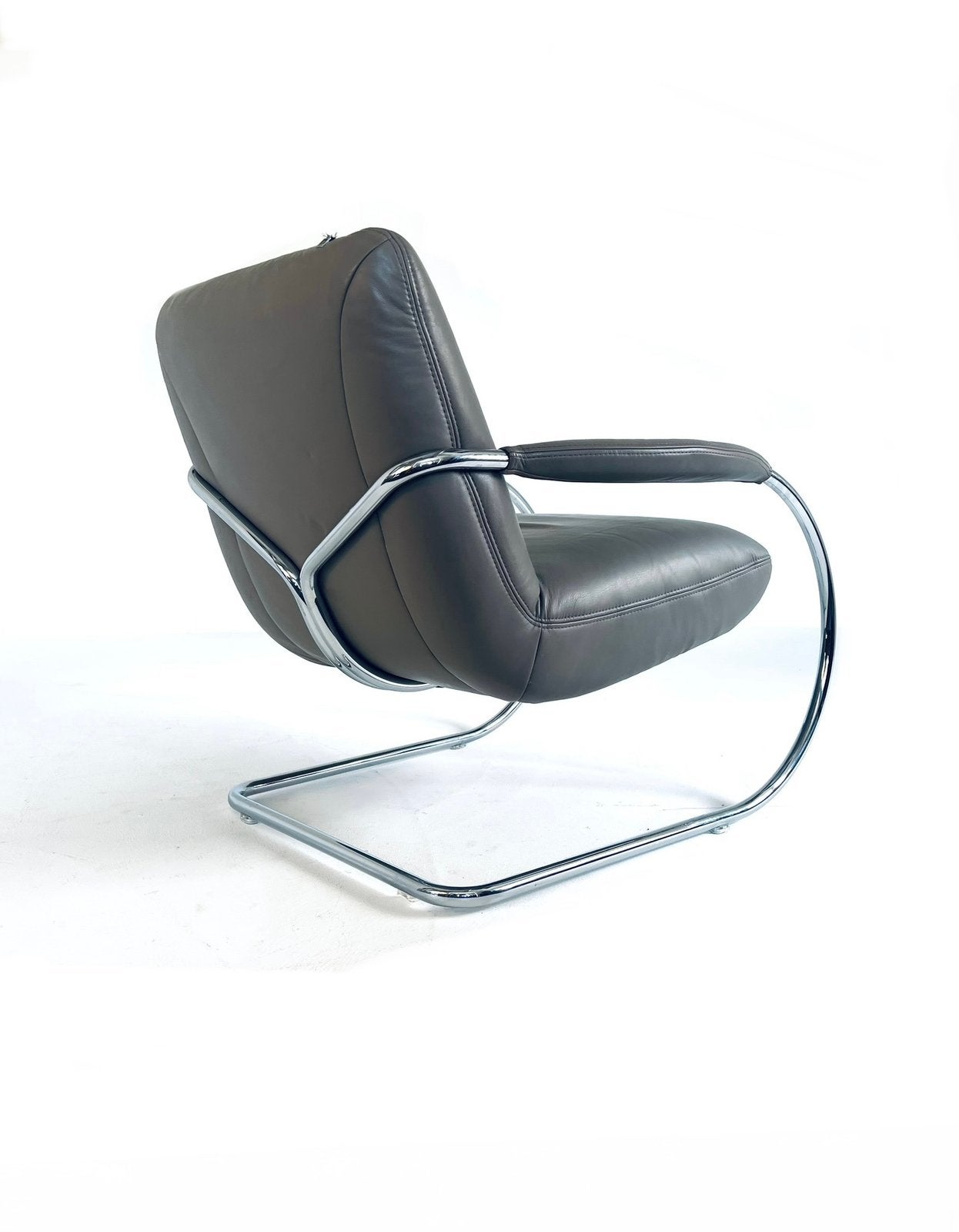 Vintage buisframe fauteuil ‘Jingle’, Koinor ‘80, Huis en Inrichting, Fauteuils, Koinor, Vintage retro buisframe design rotan webbing papercord deens