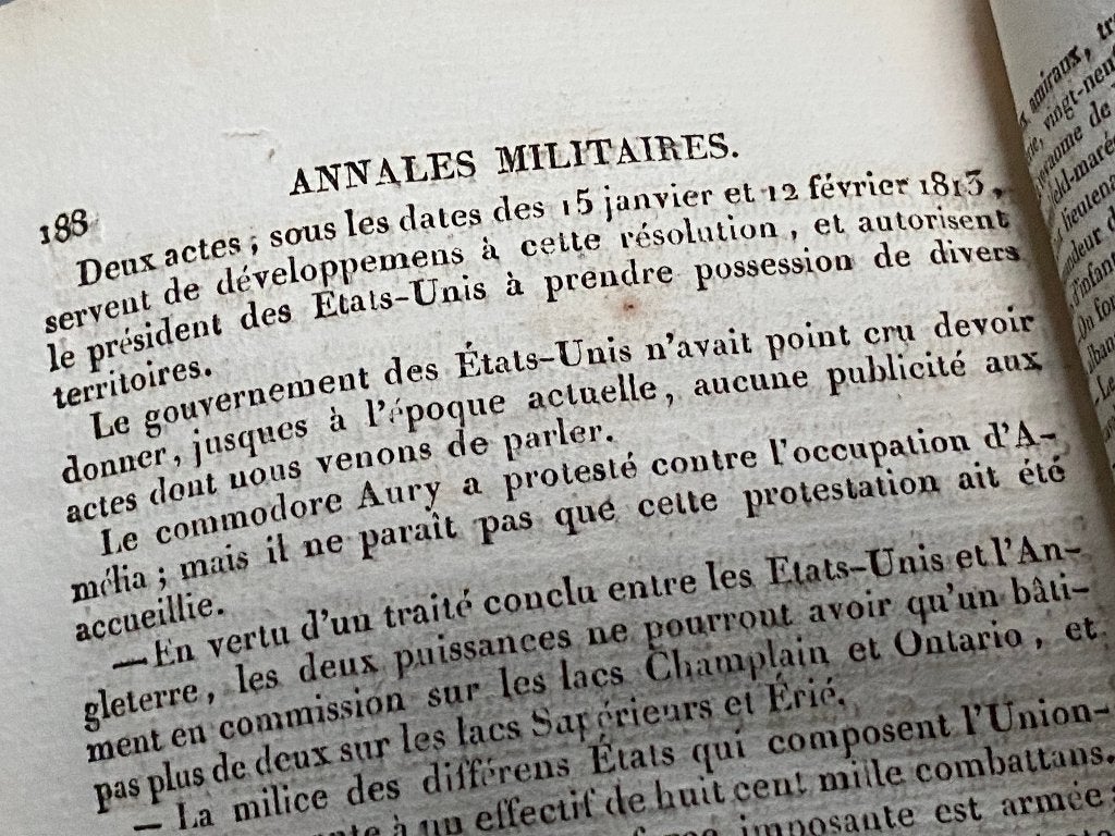 Franse militaire uitgave (1818)  over de Coalitieoorlogen., Ophalen of Verzenden, Landmacht, Overige gebieden, Boek of Tijdschrift