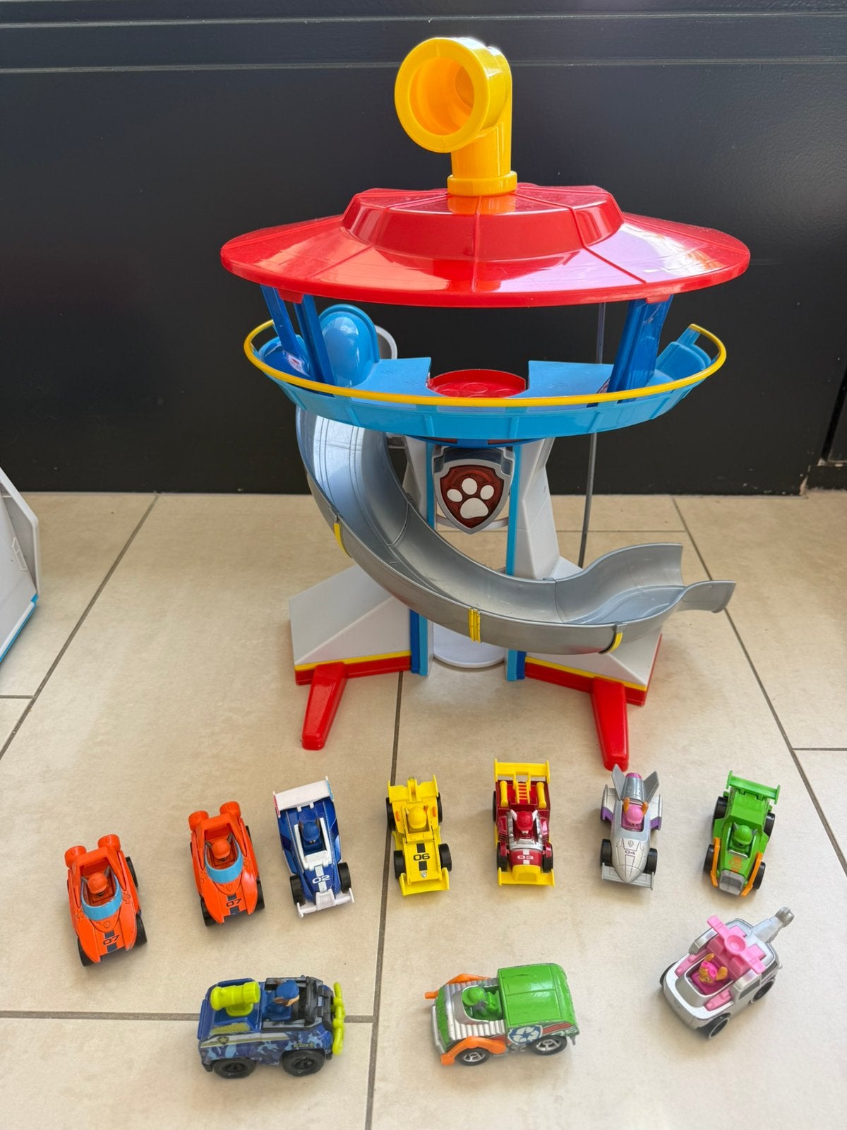 Paw Patrol - uitkijktoren set, Kinderen en Baby's, Speelgoed | Actiefiguren, Ophalen of Verzenden, Zo goed als nieuw