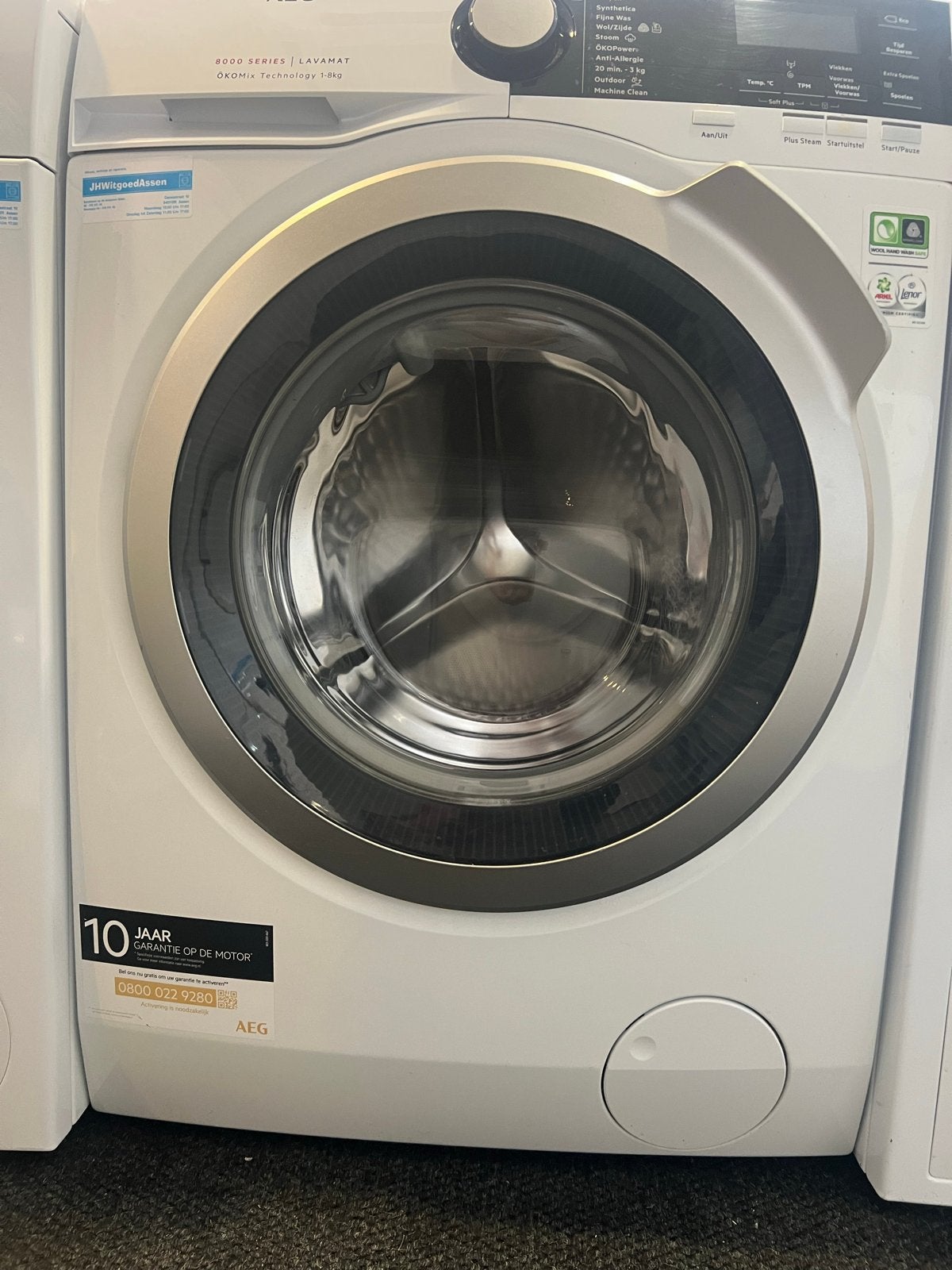 AEG 8000 Serie Lavamat ÖKOMix 1-8kg Wasmachine, Minder dan 85 cm, Ophalen of Verzenden, Voorlader, 1200 tot 1600 toeren