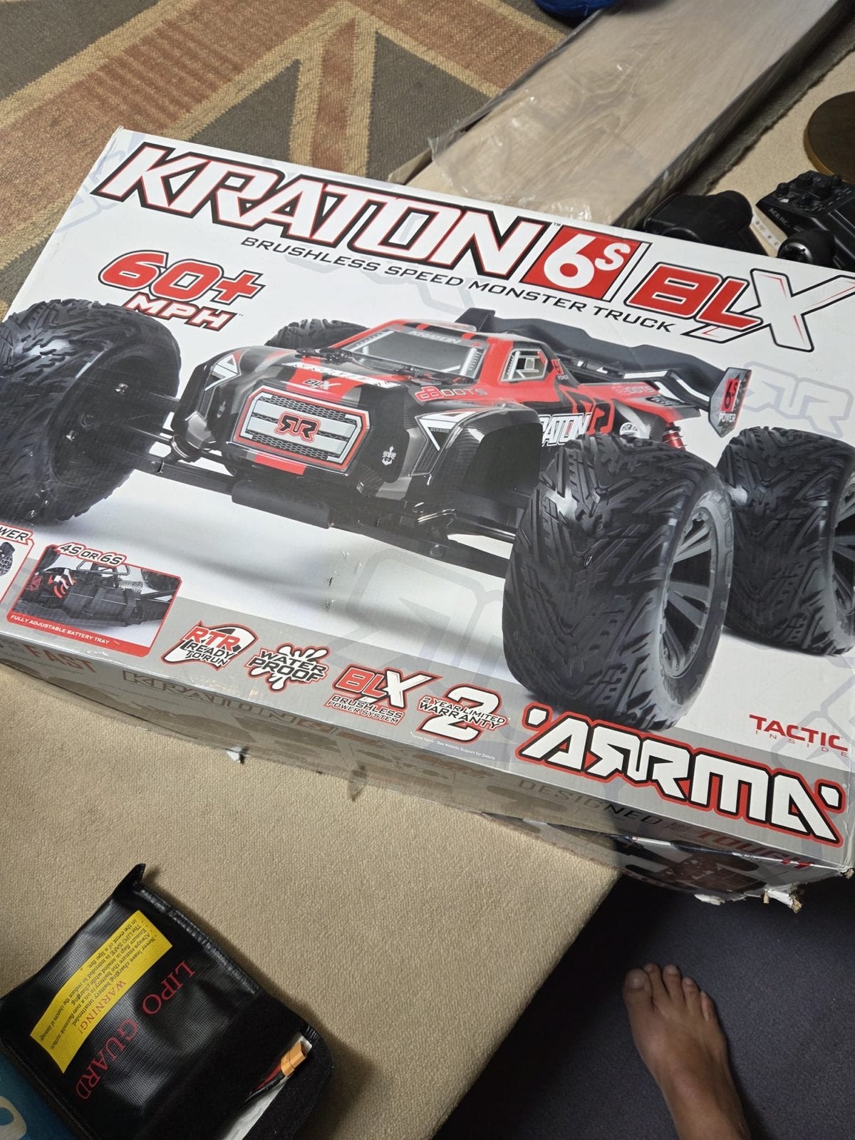 RC auto's bundel: Arrma Kraton, Typhon en HPI Vorza, Gebruikt, Auto offroad, RTR (Ready to Run), Schaal 1:8