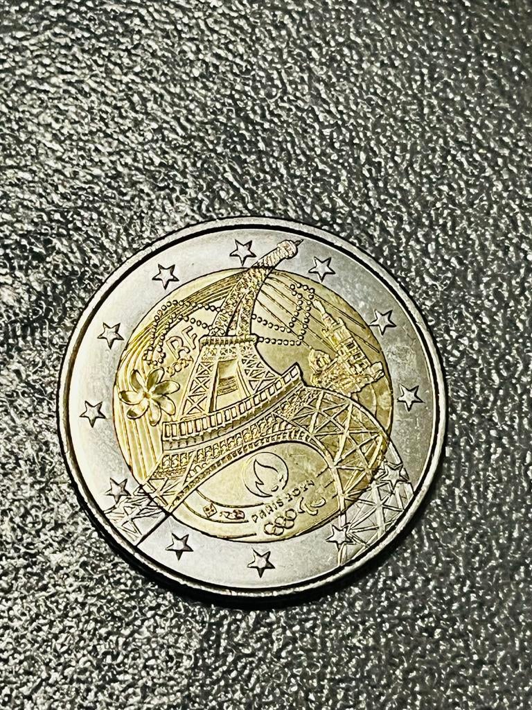 2 Euro Parijs 2024 Olympische Spelen munt, Ophalen of Verzenden, Frankrijk, 2 euro, Losse munt