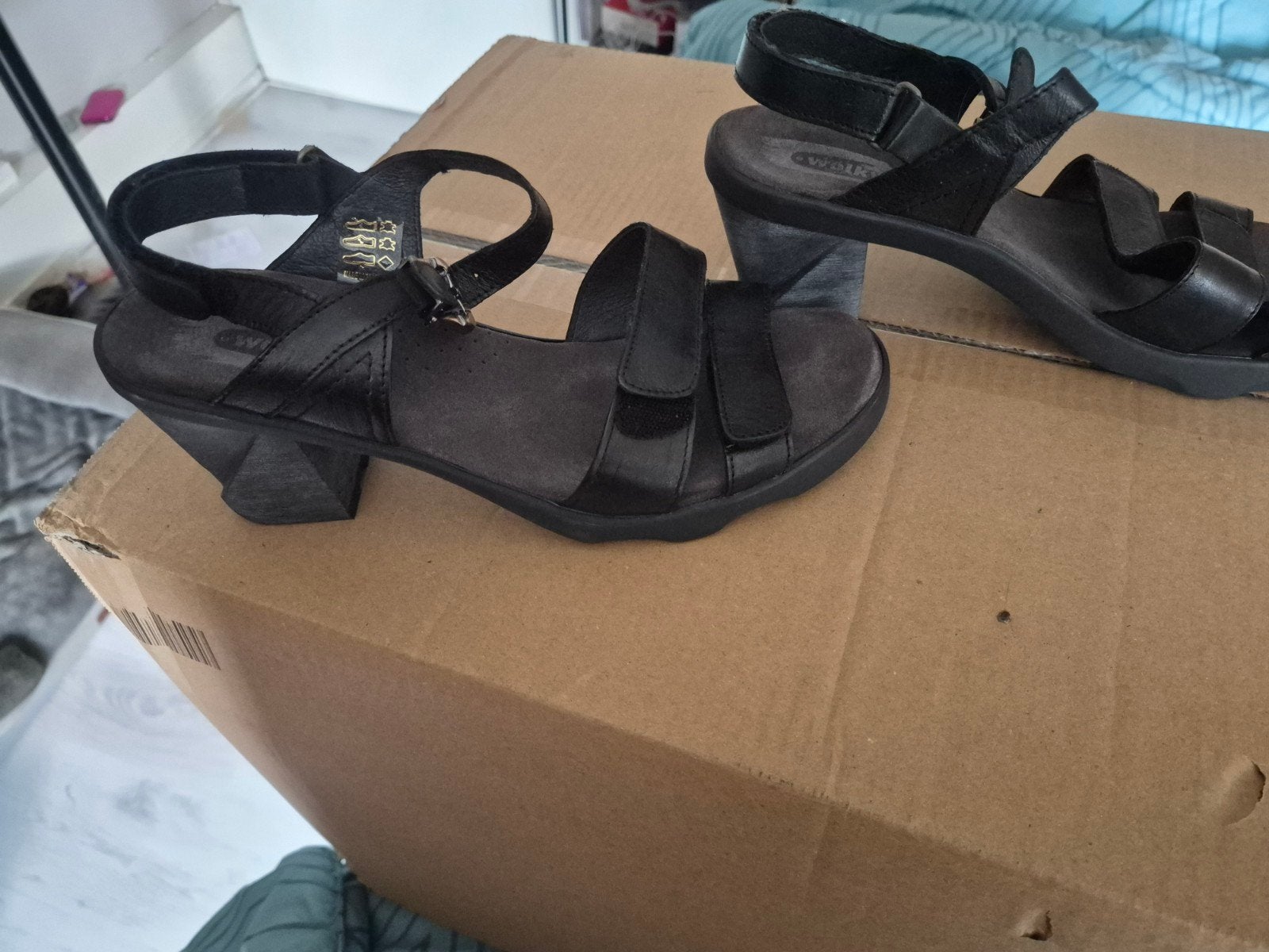 Nieuwe Sandalen van Wolky maat 42, Wolky, Zwart, Nieuw, Sandalen of Muiltjes