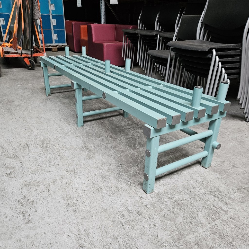 Overtoom Rea kunststof zitbank - 45x200x57 cm, Niet ingevuld, Gebruikt, Niet ingevuld, Niet ingevuld