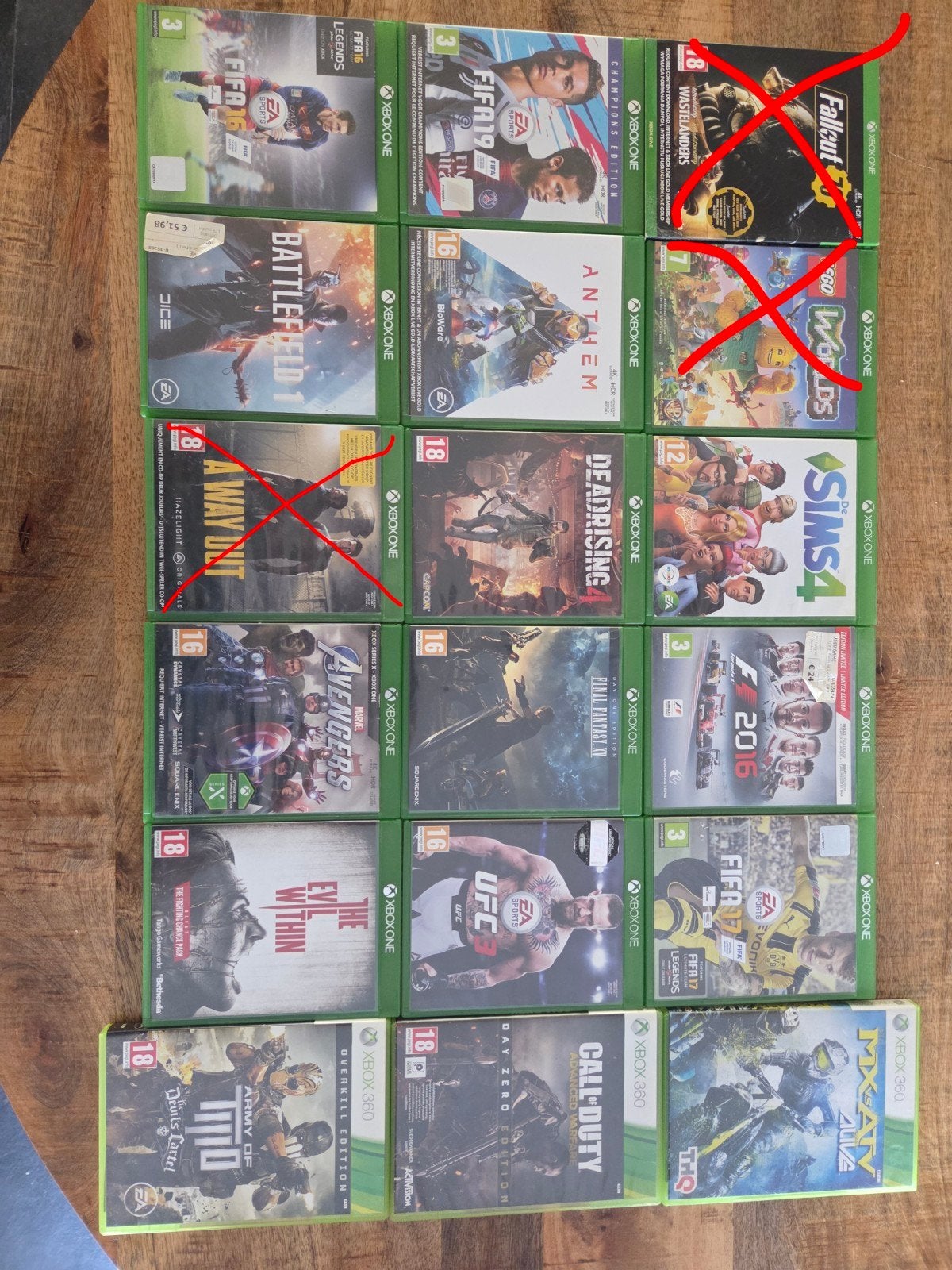 Diverse Xbox One Games - Actie, Sport, RPG en meer!, Gebruikt, Vanaf 18 jaar, Overige genres, Ophalen of Verzenden