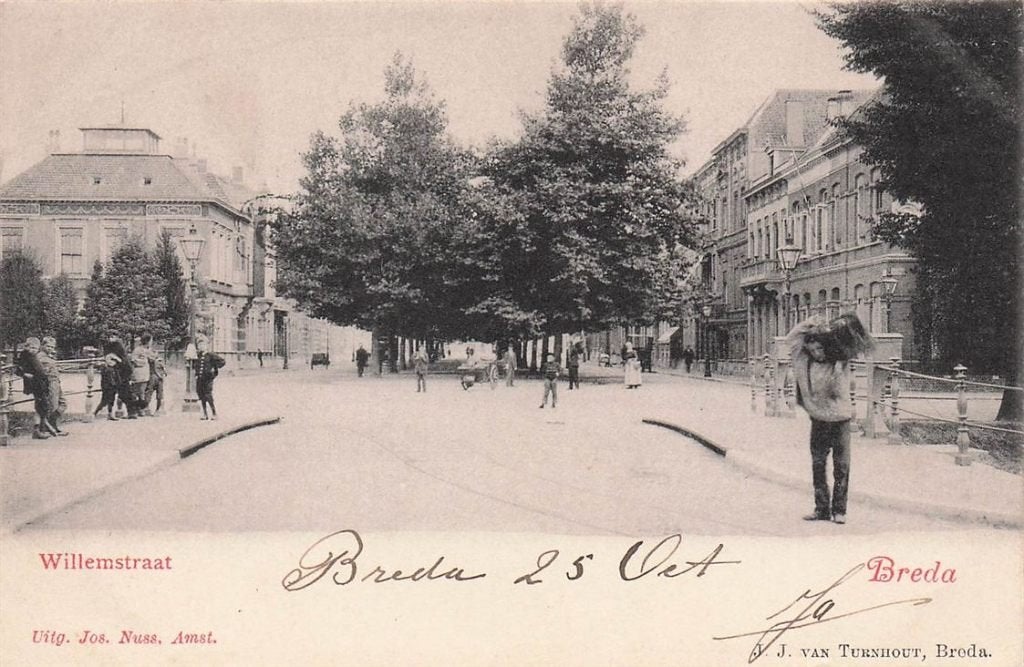 702-345-035 Willemstraat Breda, Ophalen of Verzenden, Voor 1920, Noord-Brabant