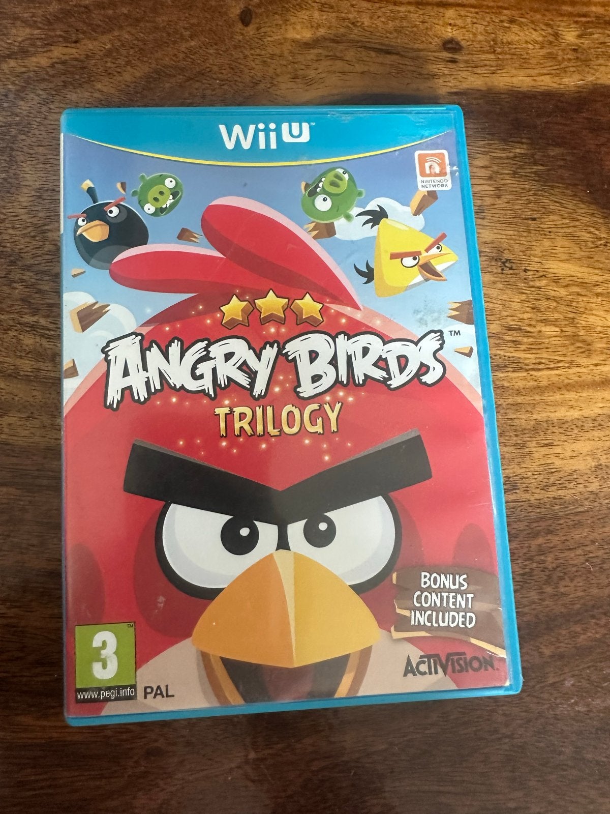 Angry Birds Trilogy Wii U - Zo goed als nieuw, Spelcomputers en Games, Puzzel en Educatief, 1 speler, Ophalen of Verzenden, Zo goed als nieuw