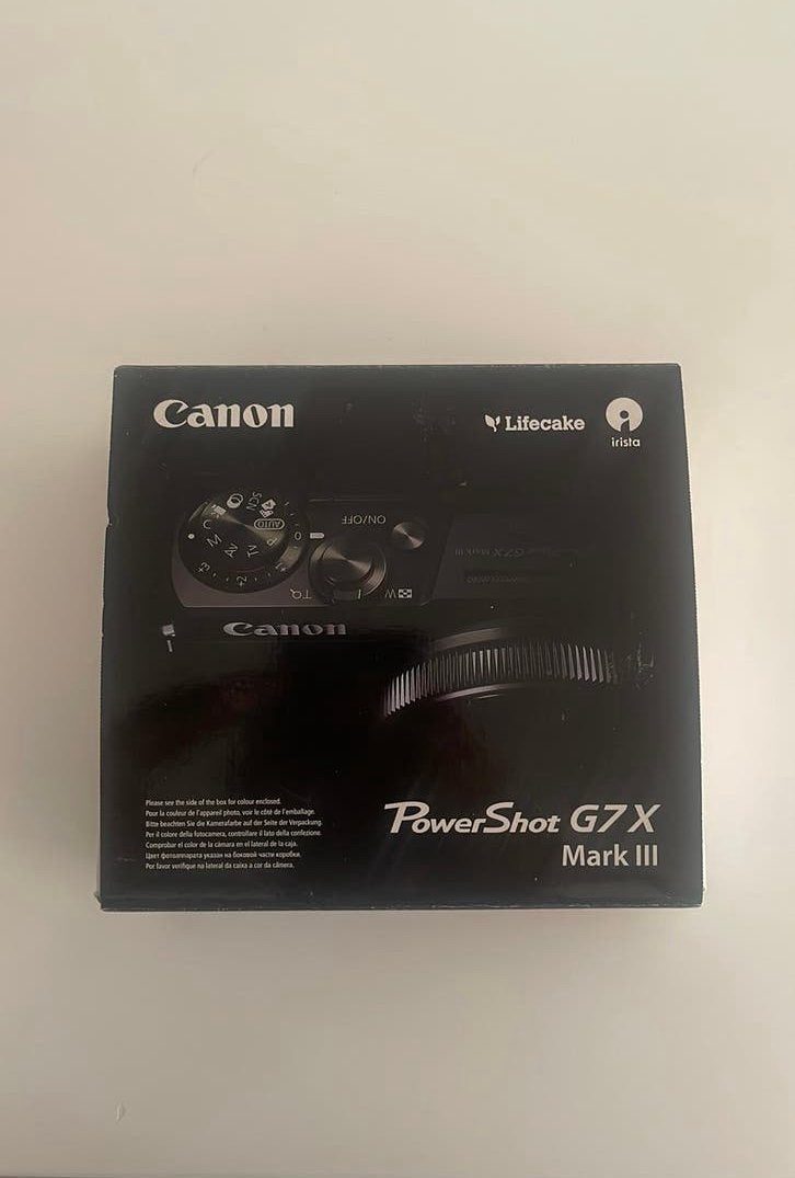 Canon PowerShot G7 X Mark III (niet gebruikt), Audio, Tv en Foto, Ophalen, Handleiding, Canon, Nieuw