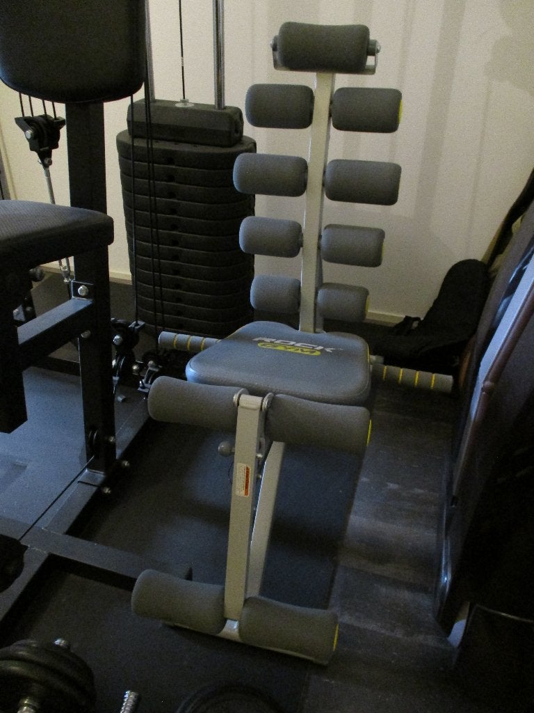 Rock Gym 6-in-1 Fitnessbank - Buikspiertrainer, Ophalen, Zo goed als nieuw, Benen, Overige typen
