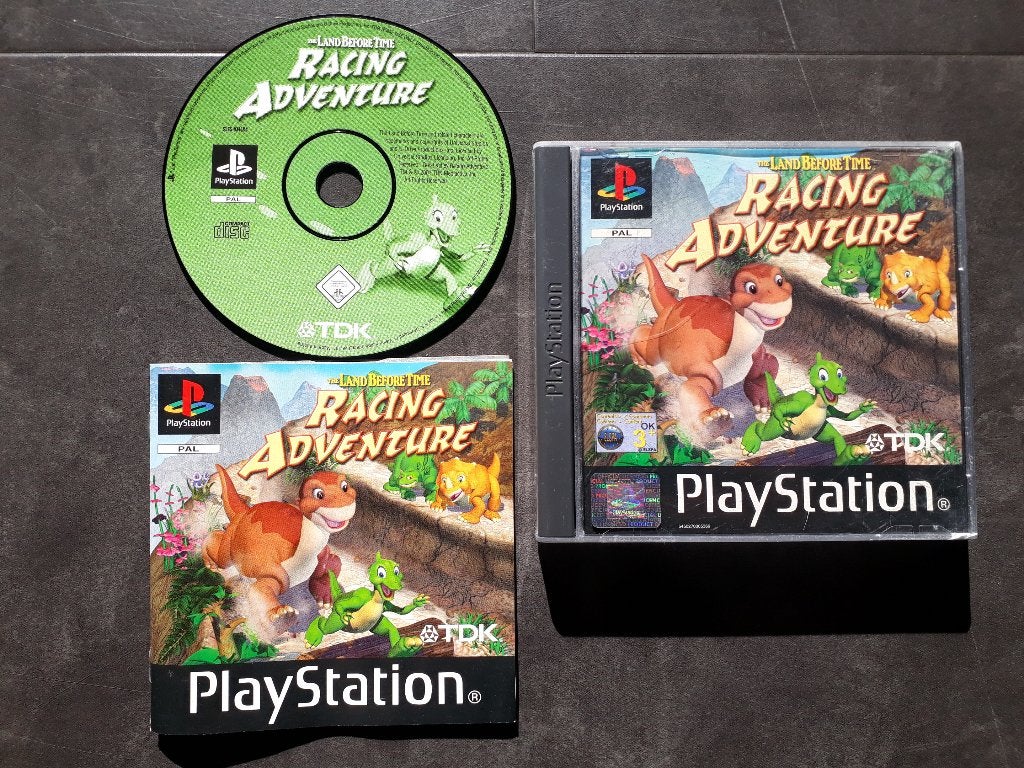 PS1 - Land Before Time Racing Adventure - PlayStation 1, Spelcomputers en Games, 1 speler, Racen en Vliegen, Ophalen of Verzenden