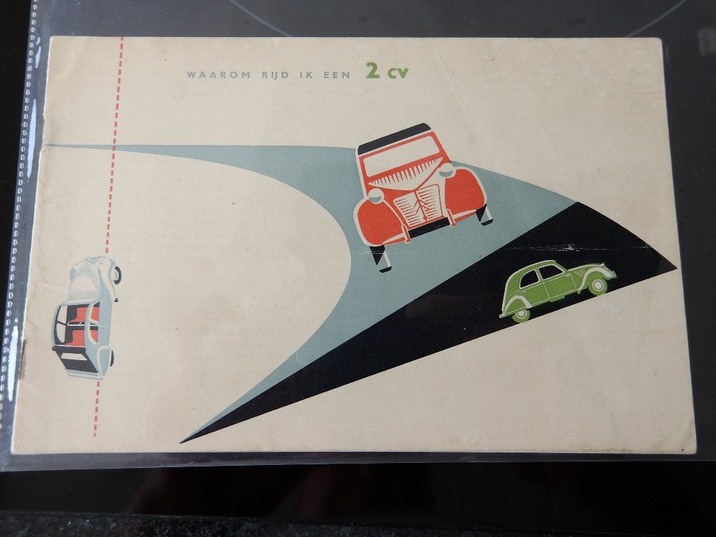 Zeldzaam brochure: Waarom rijd ik een 2CV - Citroën Eend, Ophalen of Verzenden, Zo goed als nieuw, Citroën, Citroën