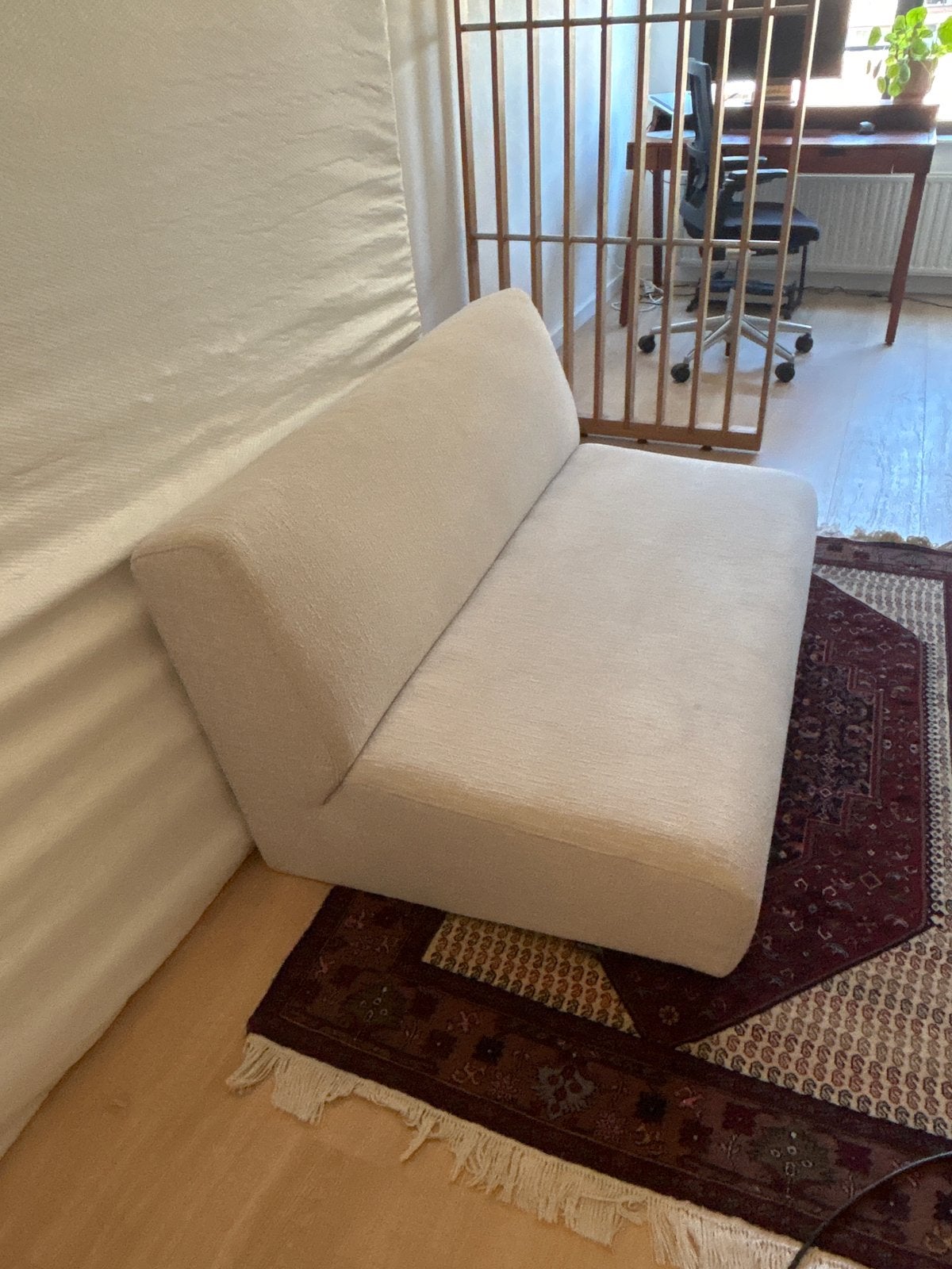 Montèl bankelement - Crème, zo goed als nieuw, Ophalen, 150 tot 200 cm, Tweepersoons, 75 tot 100 cm