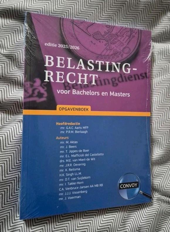 Belastingrecht voor Bachelors en Masters - Opgavenboek, Boeken, Studieboeken en Cursussen, Nieuw, Diverse auteurs (zie afbeelding)