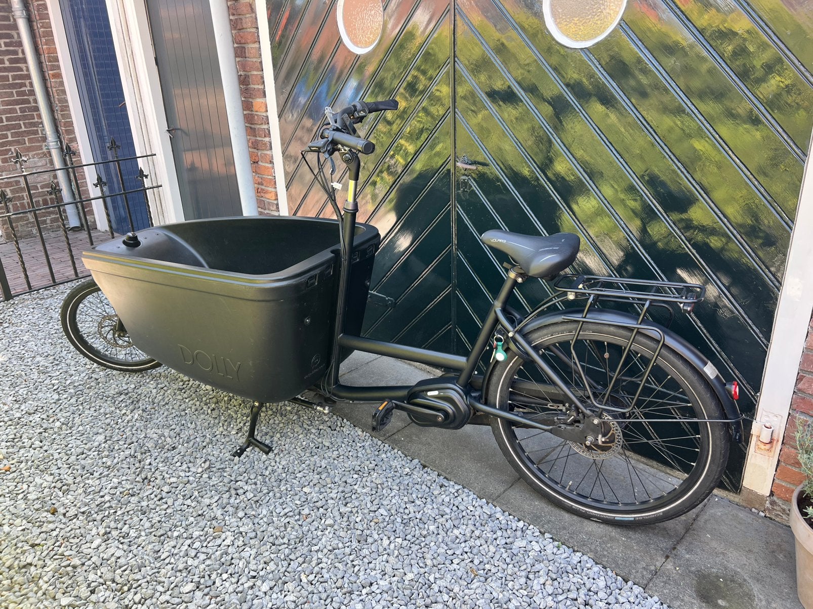 Dolly elektrische bakfiets, Fietsen en Brommers, Fietsen | Bakfietsen, Gebruikt, 3 kinderen, Ophalen