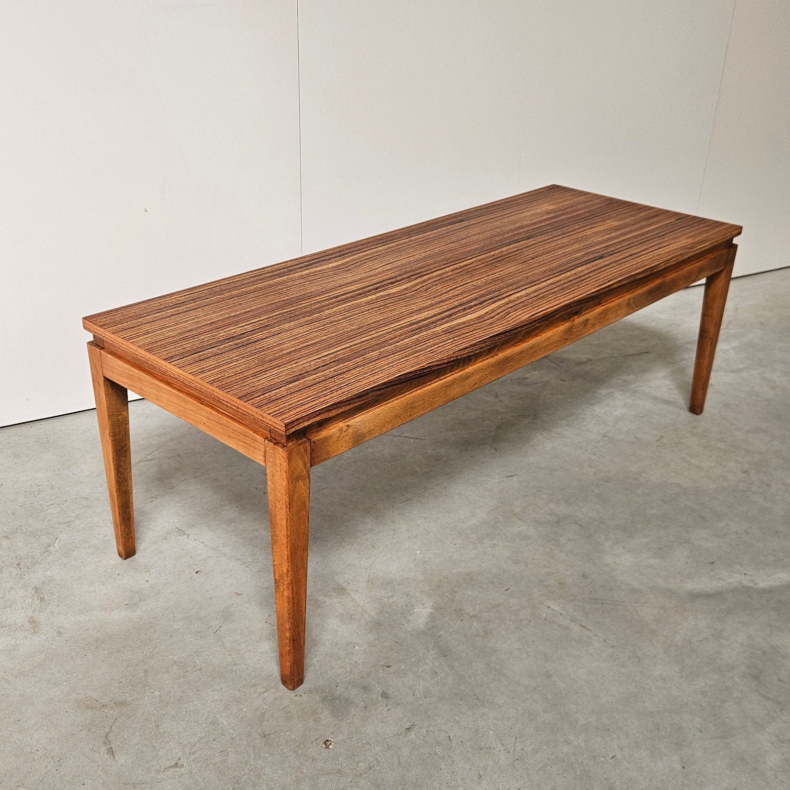 Vintage salontafel zebrano, Gebruikt, 100 tot 150 cm, Vintage, Minder dan 50 cm