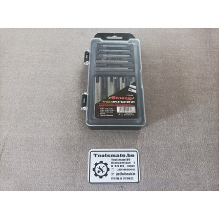 9 delige afgebroken draadtappen trekker set M5 tot M22, Verzenden, Nieuw
