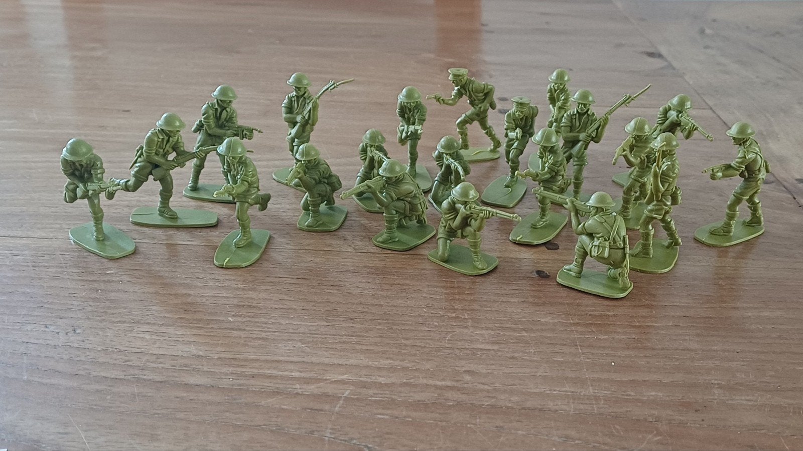 Vintage Hong Kong knock-offs Airfix soldaatjes (Desert Rats), Ophalen of Verzenden