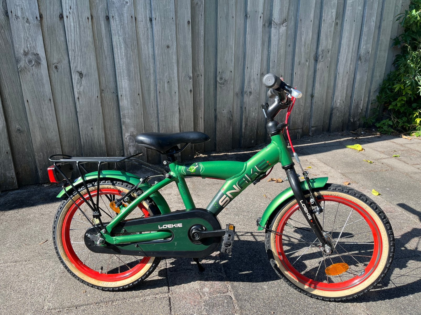 Mooie Batavus Loekie Snake kinderfiets 16 inch remnaaf, Ophalen, Terugtraprem, 16 inch, Handrem