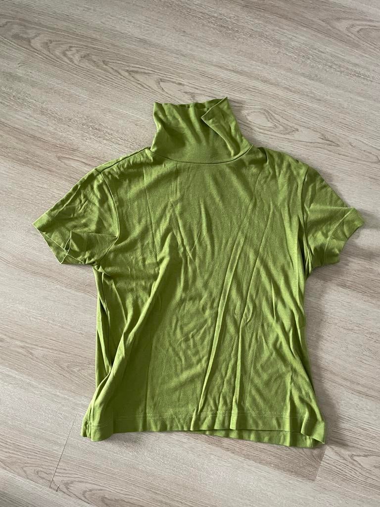 Promiss Groene Coltrui Top met Korte Mouwen, Maat 46/48 (XL) of groter, Ophalen of Verzenden, Zo goed als nieuw, Korte mouw