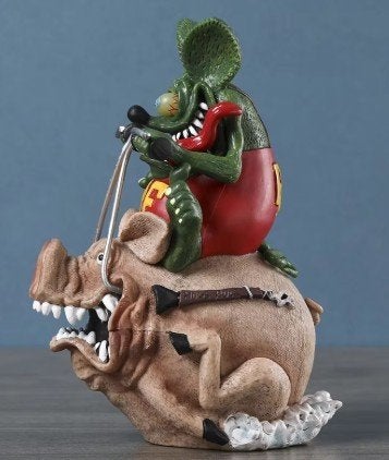 origineel Rat fink verzamel decoratie beeld mancave garage, Verzamelen, Ophalen of Verzenden, Zo goed als nieuw, Overige typen