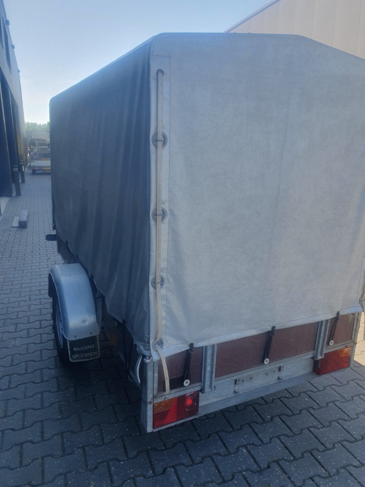 saris enkelas 750kg Ongeremd met huif 250x130x150, Ophalen of Verzenden, Nieuw