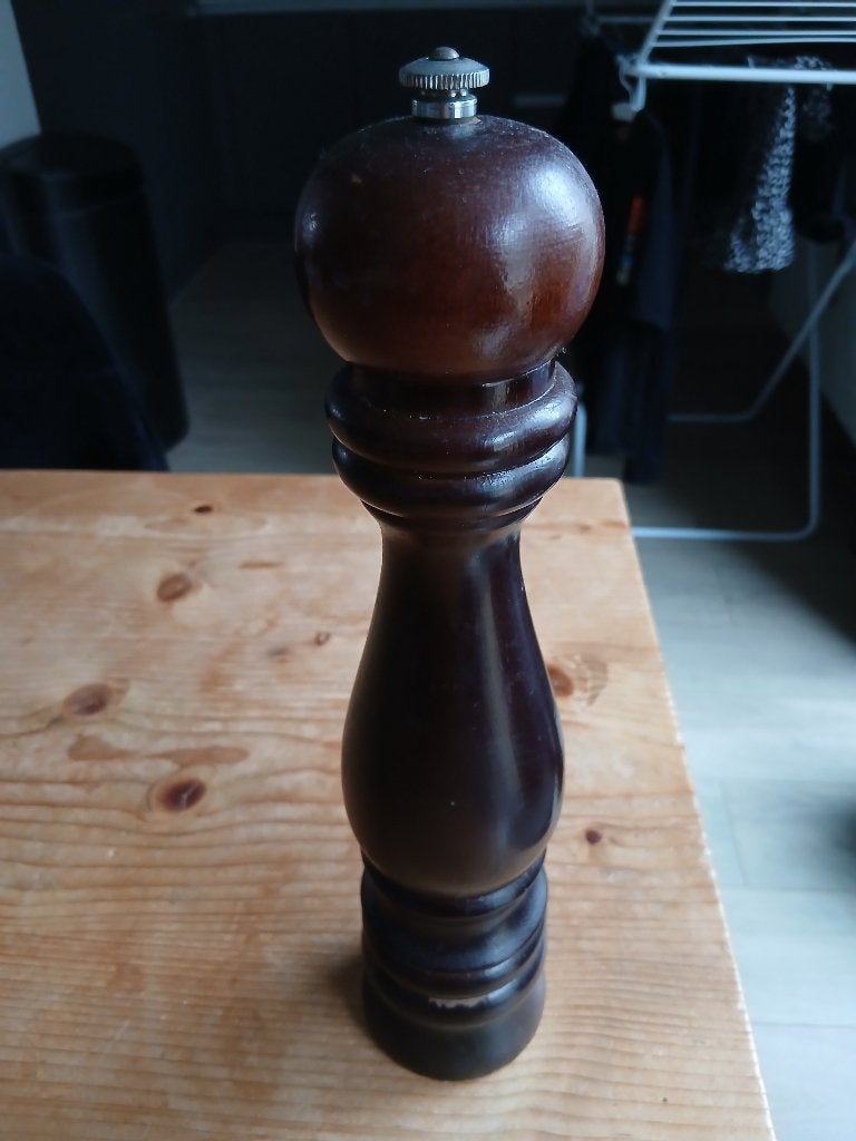 Vintage Peugeot houten pepermolen, Ophalen of Verzenden