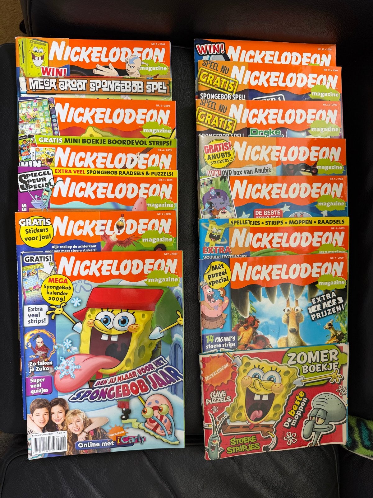 Nickelodeon Magazine Collectie 2009 - Spongebob & meer zgan, Boeken, Tijdschriften en Kranten, Ophalen of Verzenden, Zo goed als nieuw