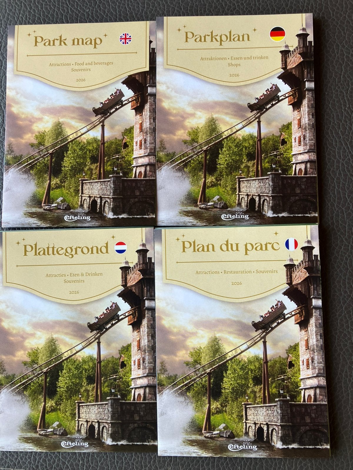 Efteling plattegronden (zomer 2026) ongeopend, Verzamelen, Ophalen of Verzenden, Zo goed als nieuw, Beeldje of Poppetje