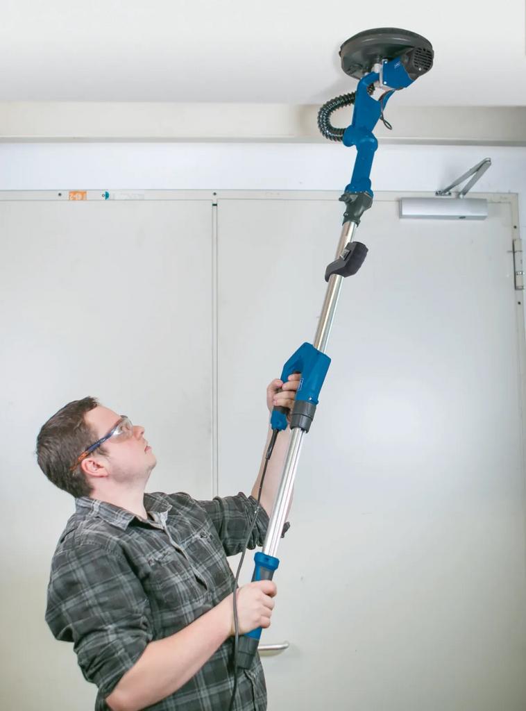 Te huur wand/plafond schuurmachine (langnek), Doe-het-zelf en Verbouw, Gereedschap | Schuurmachines, 1200 watt of meer, Ophalen