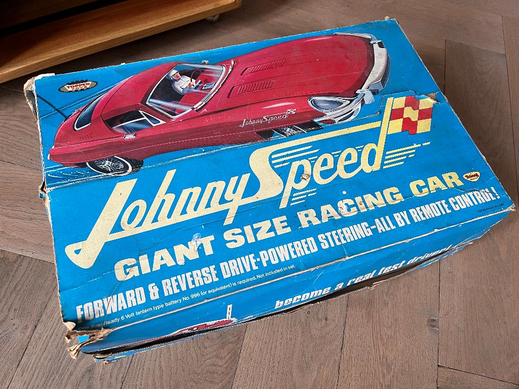 Johnny speed Race Car, Ophalen of Verzenden, Gebruikt, 1:5 t/m 1:8, Auto