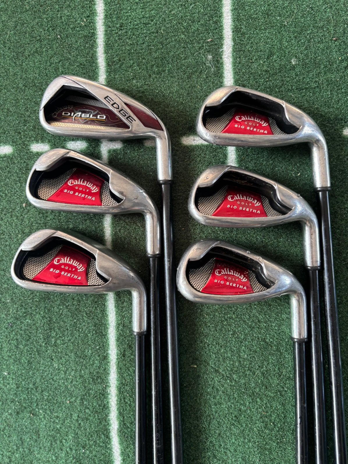 Callaway Big Bertha Ijzerset | 5/PW | A Flex, Set, Callaway, Ophalen of Verzenden, Zo goed als nieuw