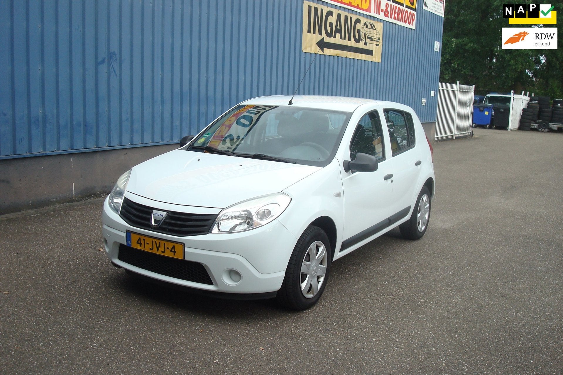 Dacia Sandero 1.2 Ambiance, Airco, 2de eigenaar, Voorwielaandrijving, Gebruikt, 31 €/maand, Startonderbreker