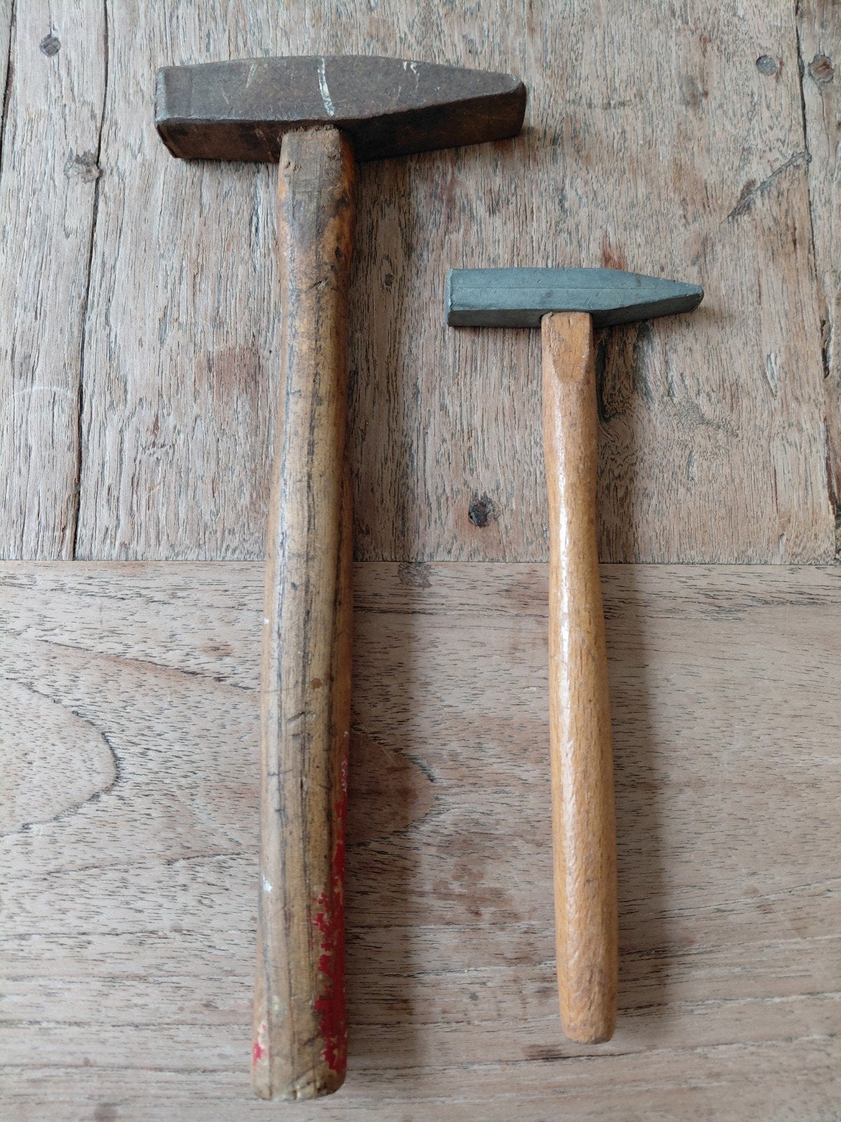 twee hamertjes, Ophalen, Gebruikt
