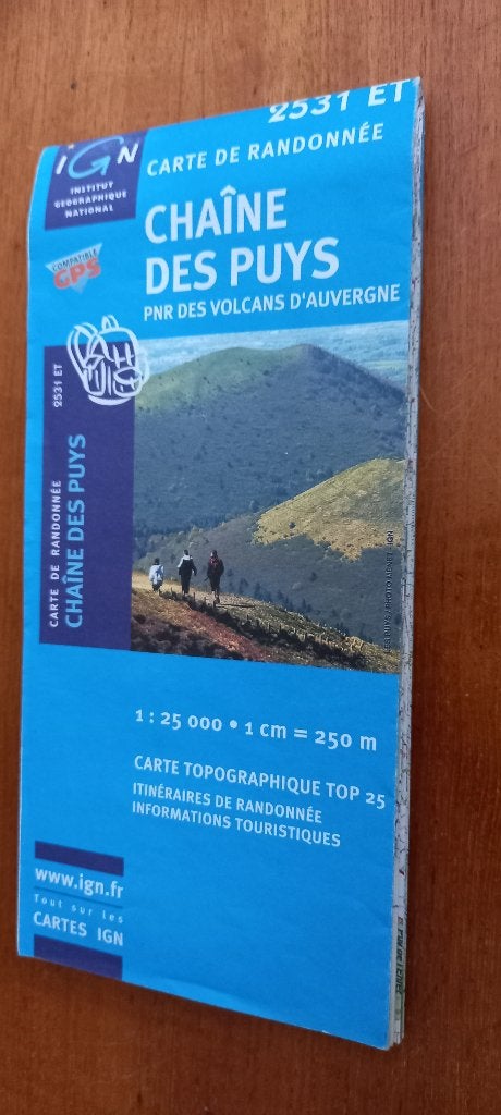 Topografische wandelkaart frankrijk, Ophalen of Verzenden, Zo goed als nieuw, 2000 tot heden, Overige typen