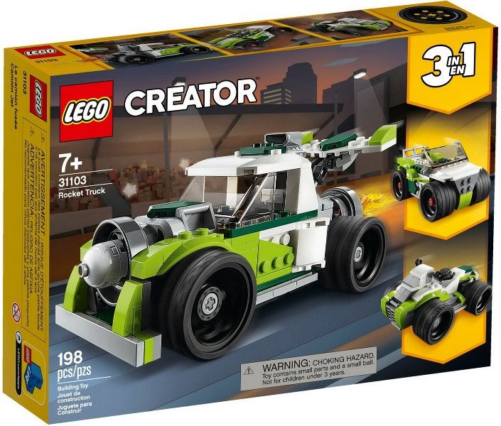 Lego Creator 3in1 31103 Rocket Truck, Lego, Nieuw, Ophalen of Verzenden, Compleet
