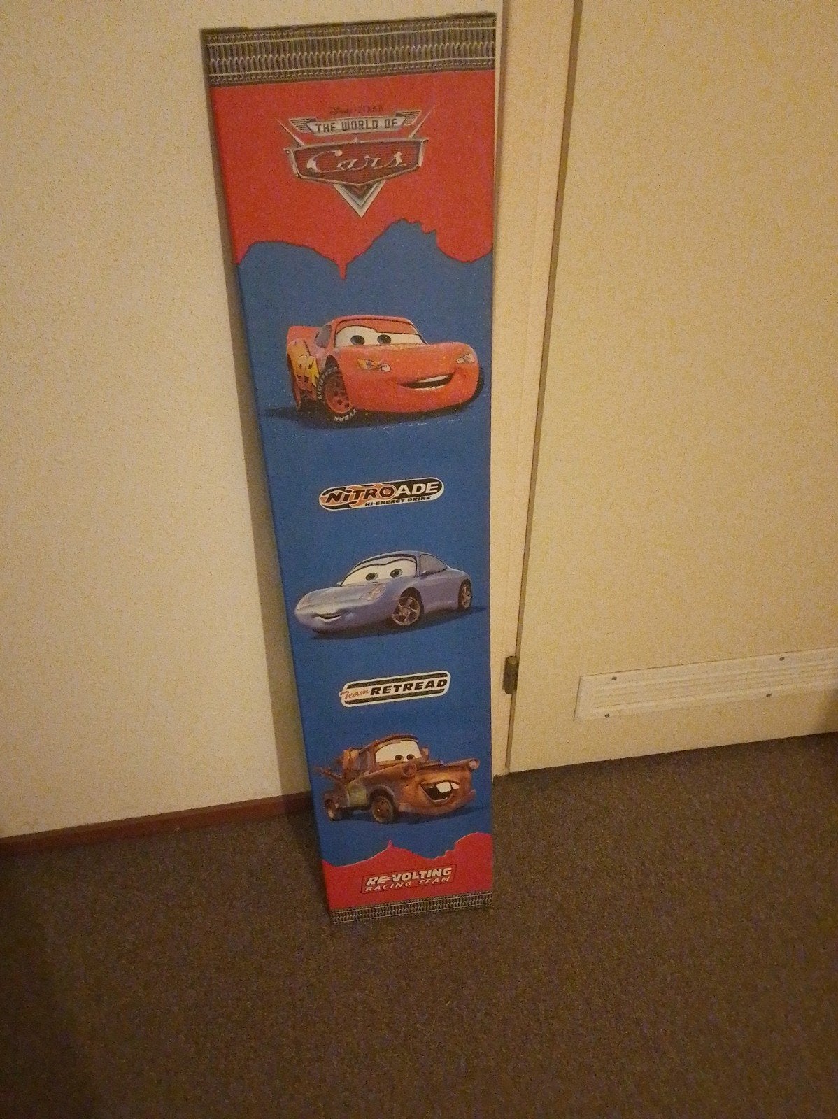 Disney Cars groeimeter - Lightning McQueen, Mater, Kinderen en Baby's, Speelgoed | Vtech, Ophalen of Verzenden