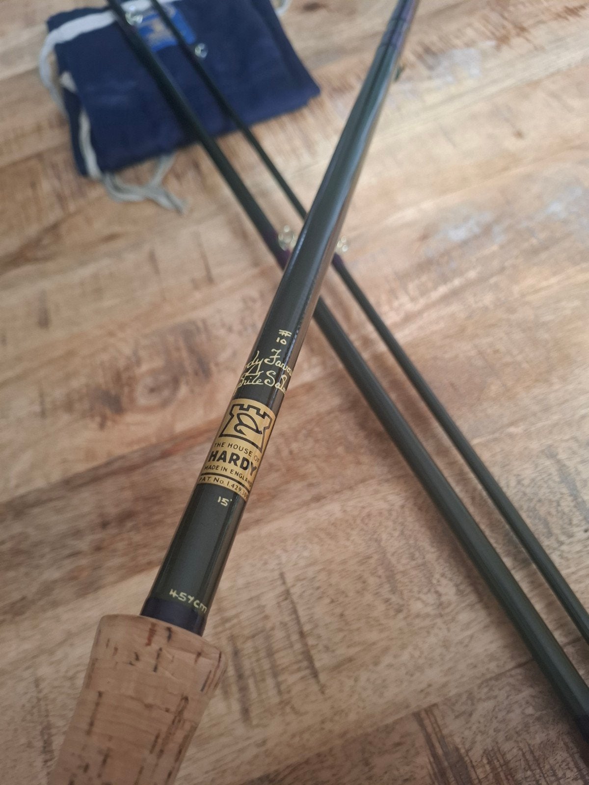 Te koop Hardy favorite graphite salmon fly penhengel, Ophalen of Verzenden, Zo goed als nieuw, Werphengel