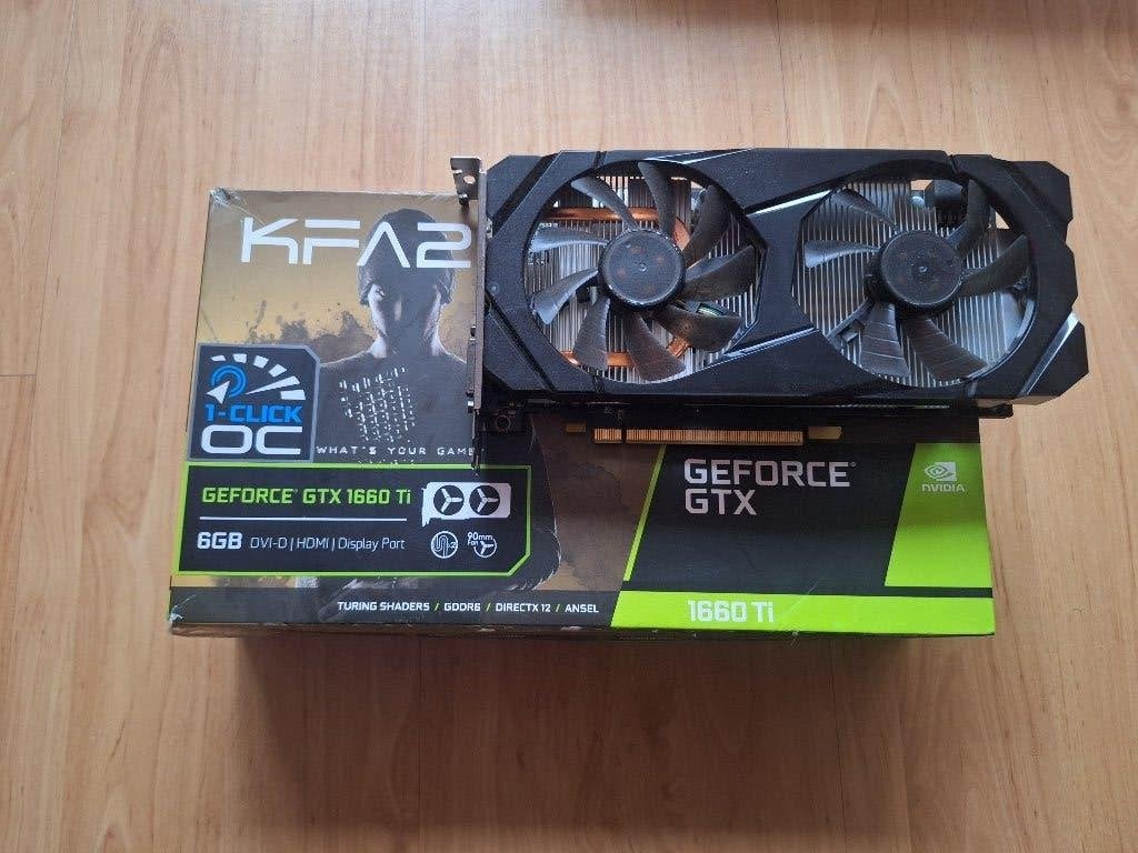 KFA2 GeForce GTX 1660 Ti 6GB GDDR6, Ophalen, PCI-Express 3, GDDR6, Nvidia