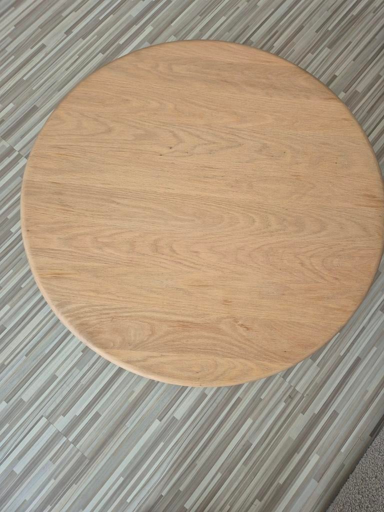 Houten Salontafel, Ophalen, Japandi, Rond, 50 tot 100 cm