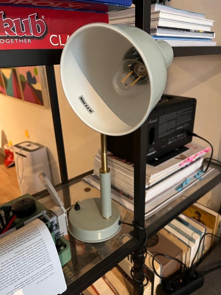 Ikea Table Lamp (green) /  Ikea tafellamp (groen), Ophalen, Zo goed als nieuw, Minder dan 50 cm