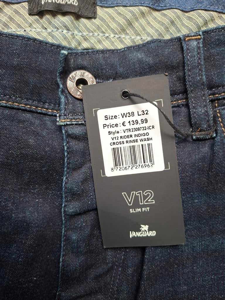 VANGUARD V12 slimfit jeans W38 L32, W36 - W38 (confectie 52/54), Blauw, Nieuw, Ophalen of Verzenden