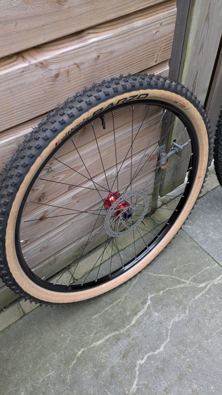 Hope 29inch MTB/Gravel wielset met rode naven, Gebruikt, Gravelbike, Hope, Aluminium