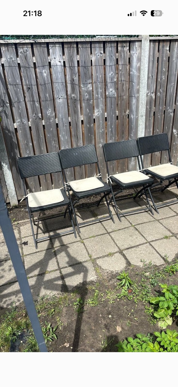 Tuinstoelen, Ophalen, Zo goed als nieuw, Kunststof
