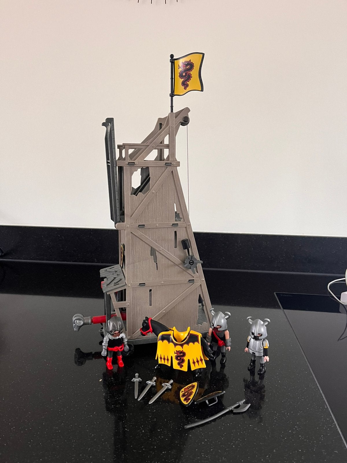 Playmobil Aanvalstoren van drakenridders, Verzenden, Gebruikt