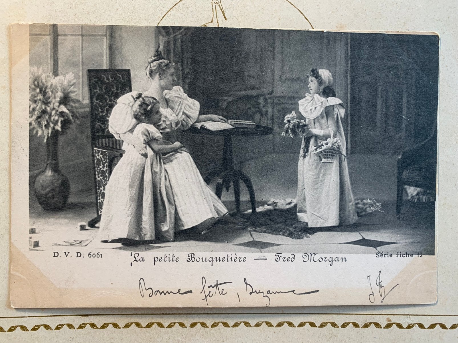1901 La petite Bouquetière - Fred Morgan (CB), Ophalen of Verzenden, Voor 1920, Gelopen, Kinderen