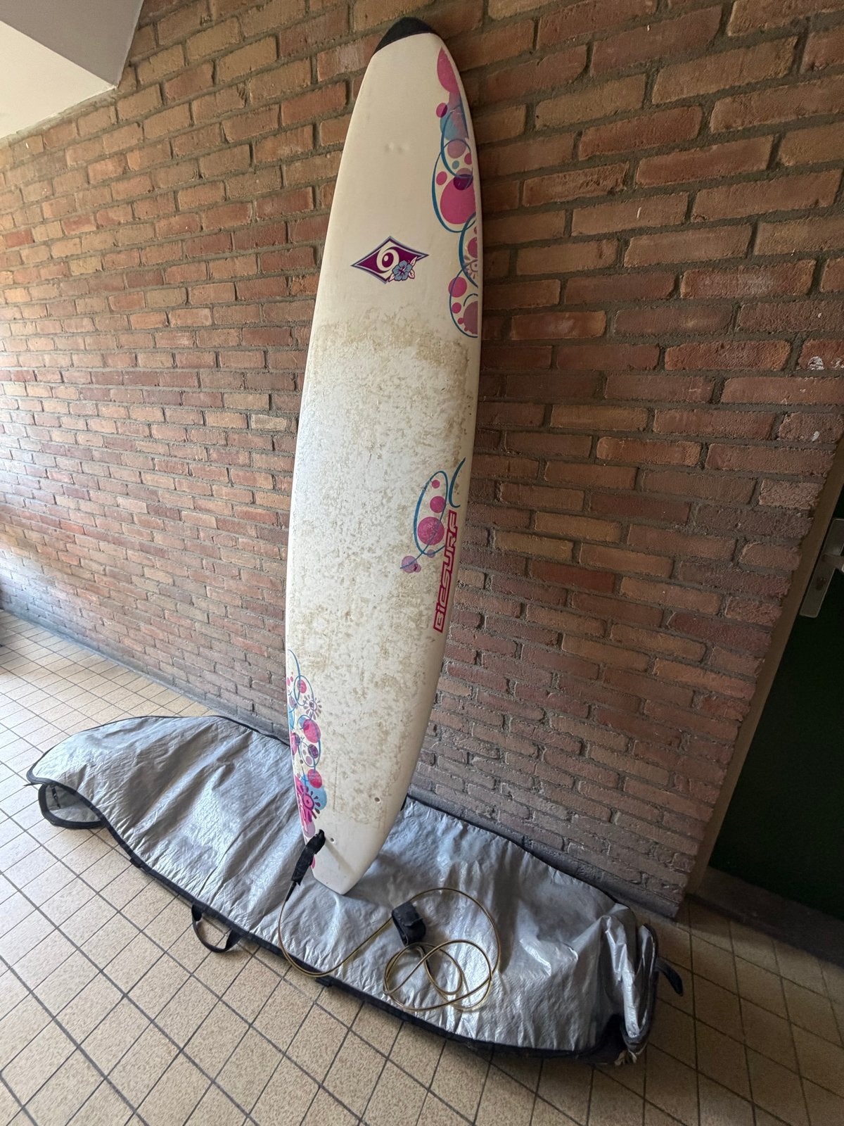 BIC Funboard / Mini Malibu 7’3”, Watersport en Boten, Golfsurfen, Ophalen, Gebruikt, Funboard, Met vinnen