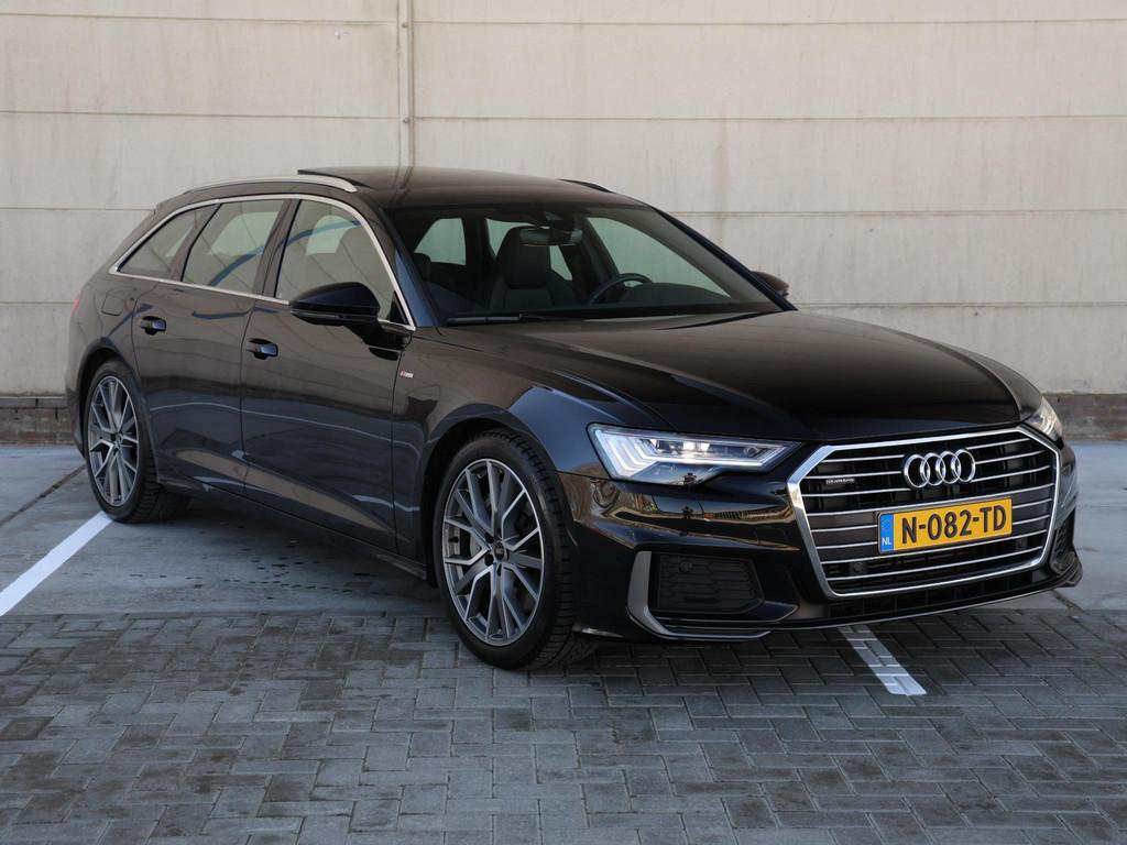 Audi A6 Avant 50 TFSI e quattro S edition | Pano | Elektr. v, Auto's, Automaat, Gebruikt, 4 cilinders, Leder en Stof